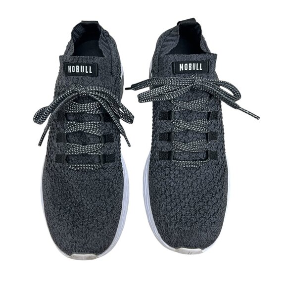 NOBULL Mid-Runner Knit Training sneakers Charcoal Gray sz Men's 12.5 women's 14 - Picture 2 of 9